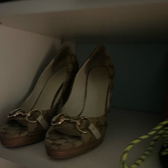 🤎🇮🇹Vintage Gucci Beige & Ebony original GG Size 10 - Picture 6 of 13